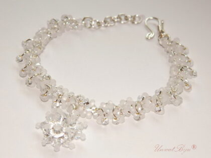 STOC EPUIZAT - Bijuterii set ”Frosted Glamour” (1520) - imagine 3