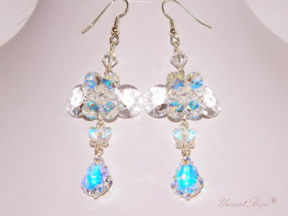 Cercei ”Aurora Glamour”, Swarovski Elements