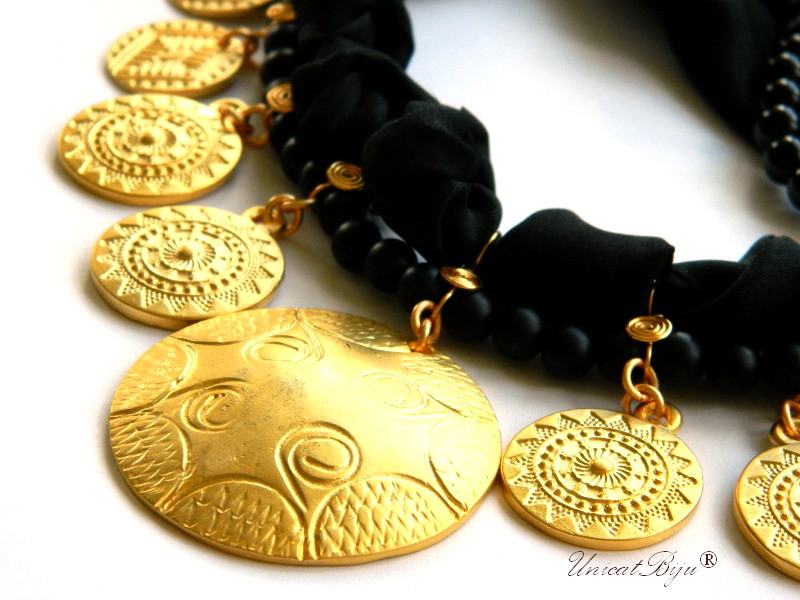 VANDUT - Colier ”Gold Summer Salba” (4092) - imagine 4