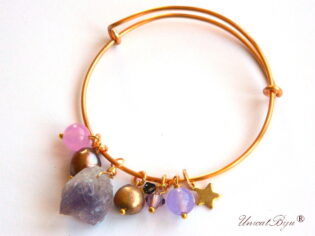 Bratara ”Lavanda Gold Honey” (3120)