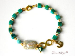 VANDUT - Bratara ”Deep Ocean Gold” (8676)