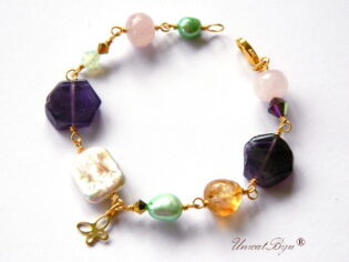 Bratara ”Autumn Gold Rainbow” (8686)